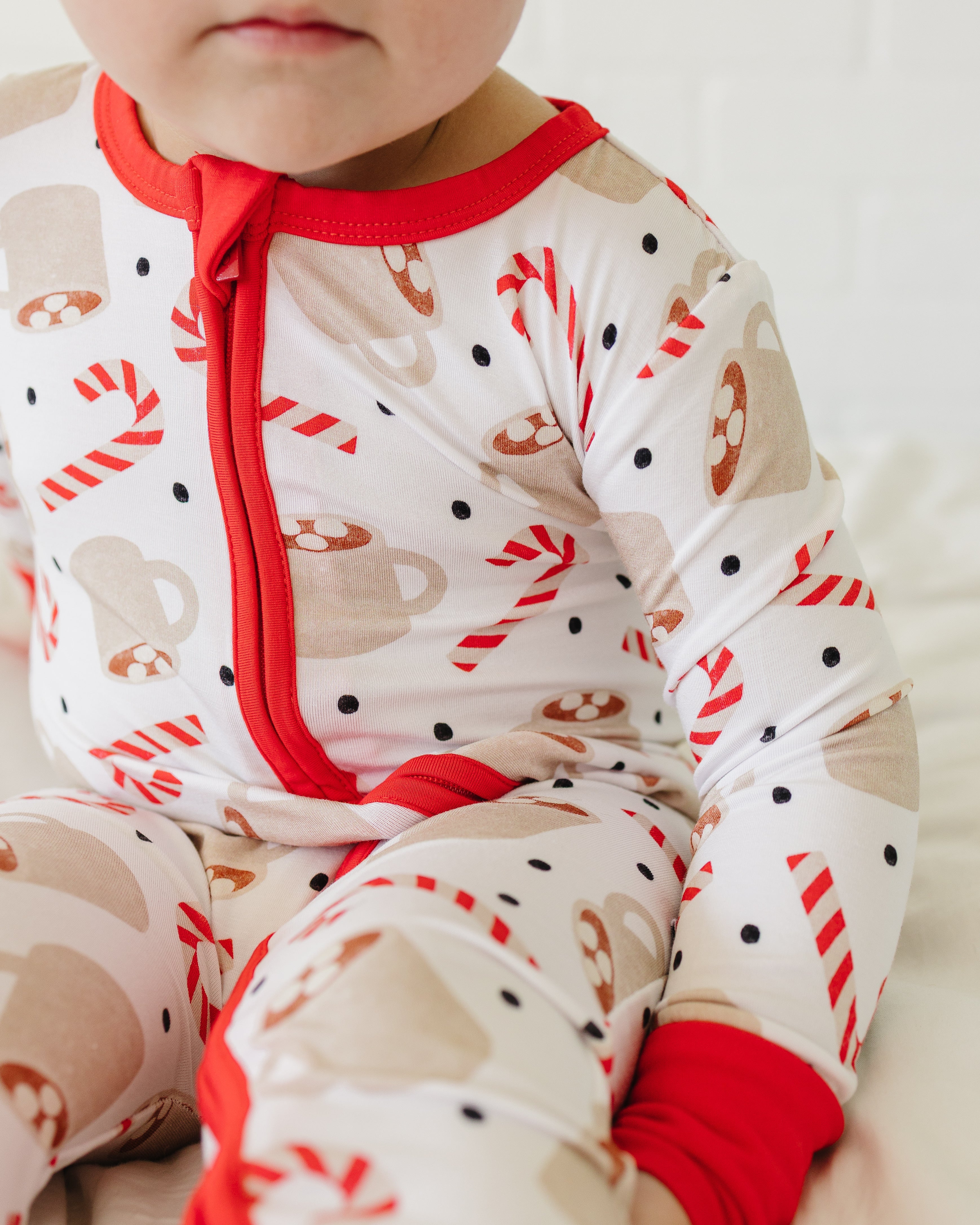 Cocoa & Candy Canes Holiday Family Matching